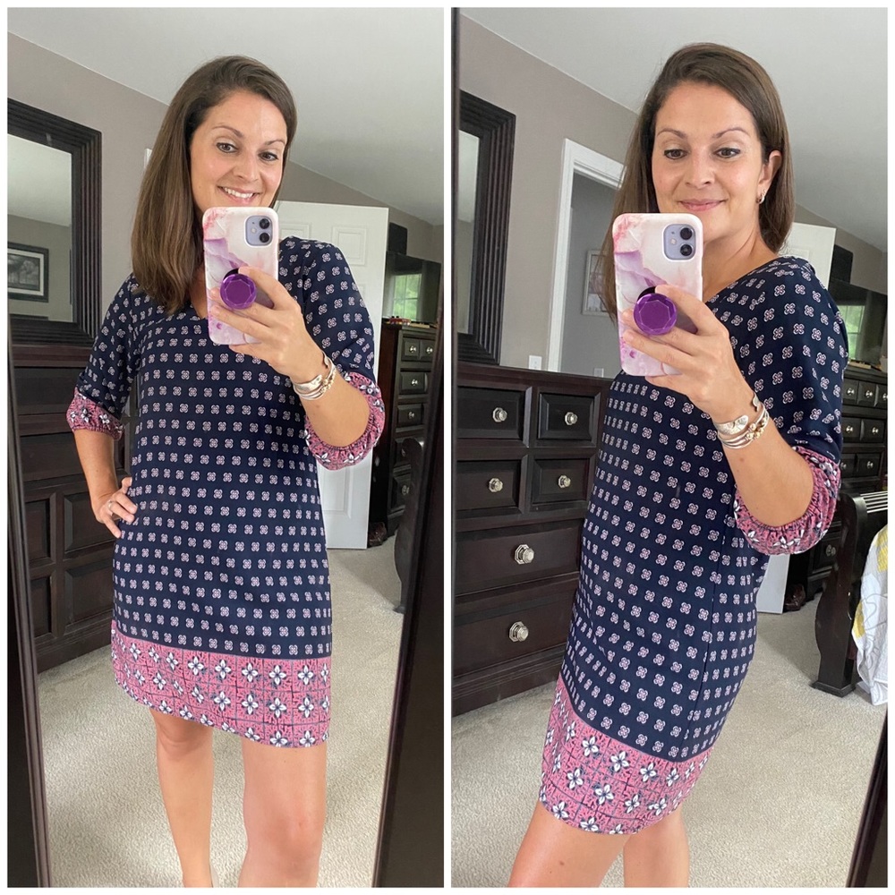 3/4 sleeve dress